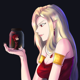 Некромант и демон в баночке