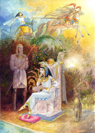 Иллюстрация к книге Й.Заклоса "Дочь фараона"