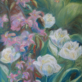 Цветы в саду