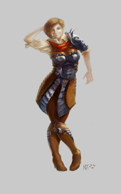 Девушка в доспехах