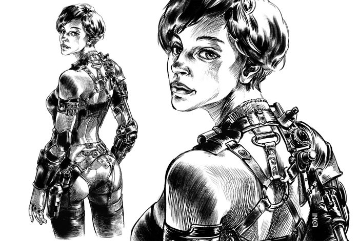 Техно-девушка (стадик).