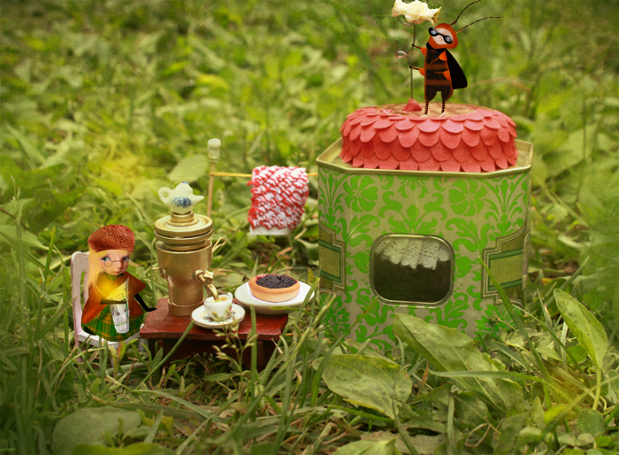 иллюстрация к сказкам Анны Никольской „Сиреневый лес“