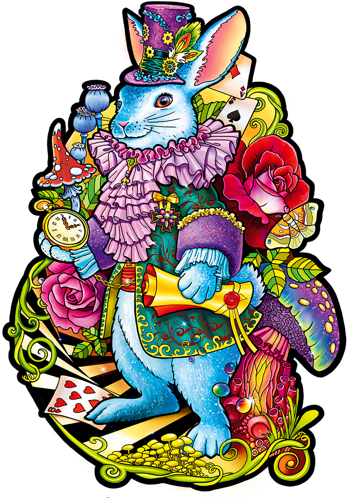 Кролик с часиками