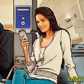 Пара в аэропорту