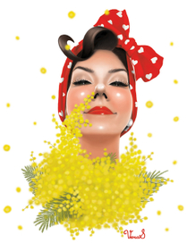 Роза-Мимоза