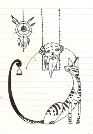 ловец снов и кошка