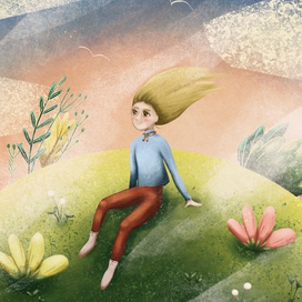 Девочка в мечтах