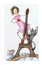 Париж пленит сердца людей, там грация и свет огней