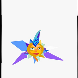 карнавальный персонаж,вектор