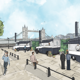 Обед с видом на «Tower Bridge»