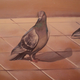 Фрагмент работы ( старый Лондон )