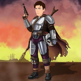 Портрет по фото любимого мультфильма 