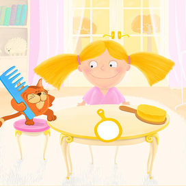 Illustration for the children's game "Twist"