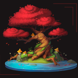 Сказочное дерево