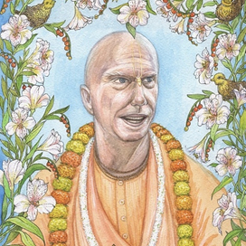 Портрет Бхакти Чайтанья Свами Махараджа