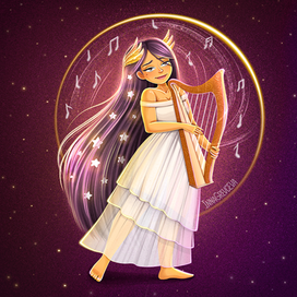 Умиротворенная девушка