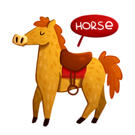 Животные: лошадь