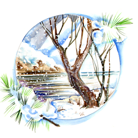 календарь 4 врем. года-зима