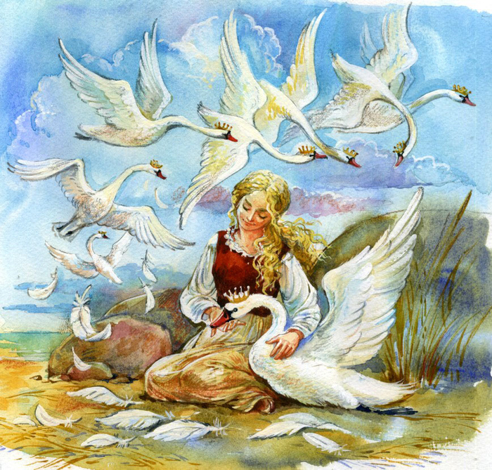 Дикие лебеди