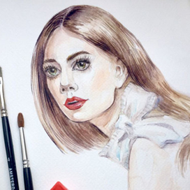 Акварельный портрет