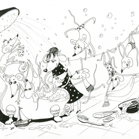 Веселое купанье