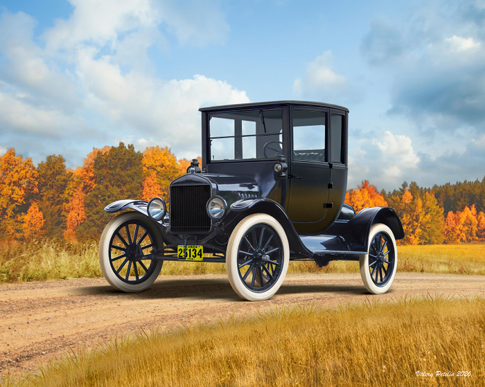 1917 Ford model T coupe 