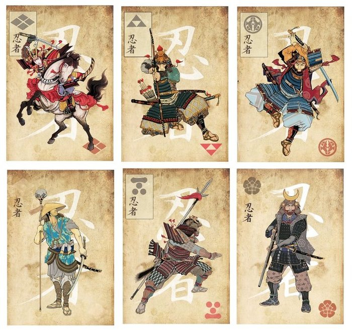 Карты для игры Синоби