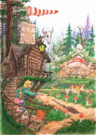 На поляне у Бабы-Яги