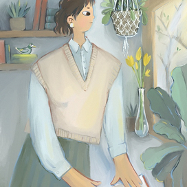 Девушка у окна 