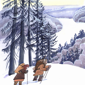 Иллюстрация к книге Л.Белогурова "Сказки моей бабушки"