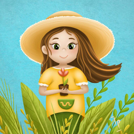 Девочка в шляпе