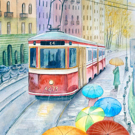 Осенний трамвай