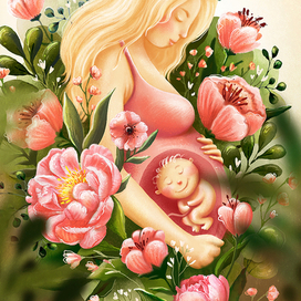 Цветы, цветы.