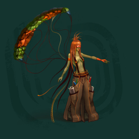 Художница-парашютистка