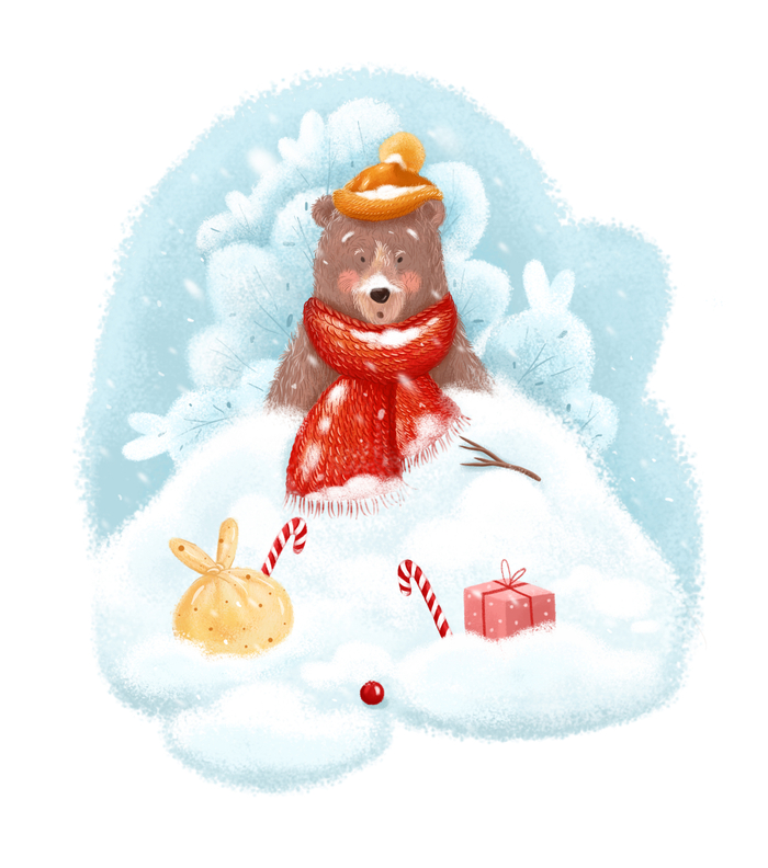 Миша и сугроб