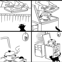 Комикс про котика