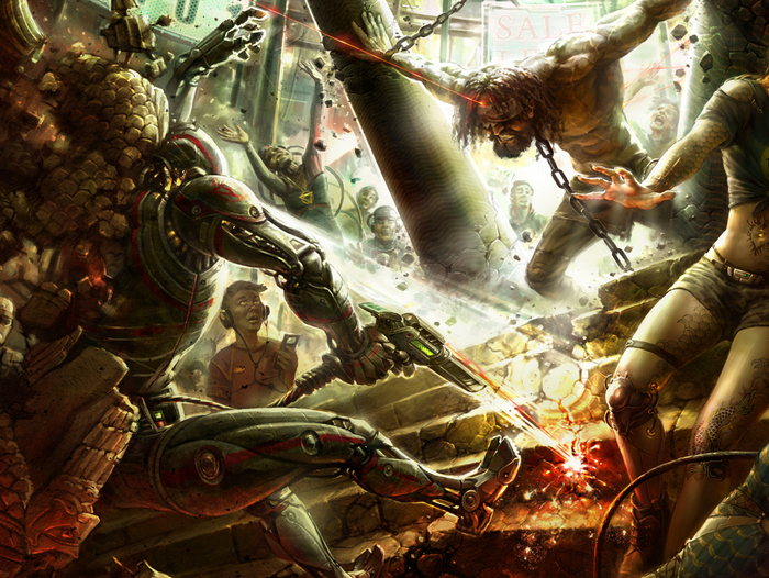 Смерть Самсона (фрагмент)