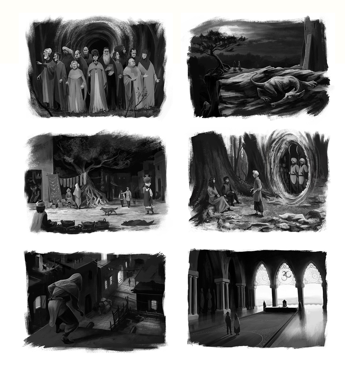 Иллюстрации к главам