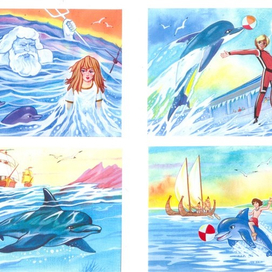 Книги для детей. Про дельфинов.