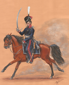 Обер-офицер Тептярских конных полков 1810-1814 годов.