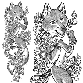 Эскиз татуировки