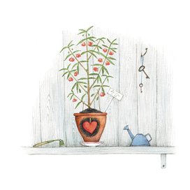 Иллюстрация к поэтическому сборнику Кристины Россетти "Sing song"