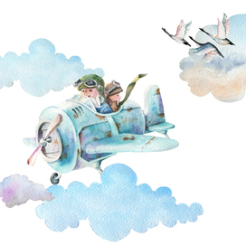 Улыбалась вслед пилотам