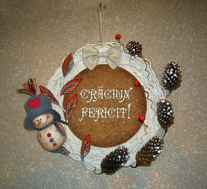 Рождественские украшения ручной работы