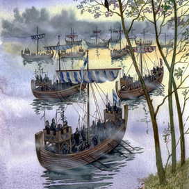 Александр Невский. Флот вторжения. 