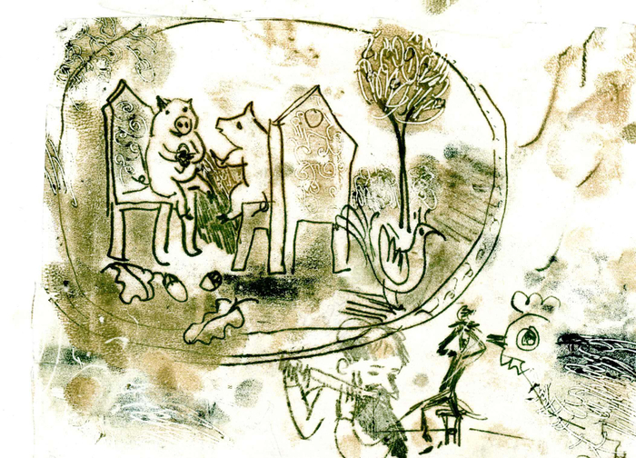 "О пользе вреда" Савва Можуко. Пробная иллюстрация