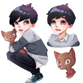 Евгеша и его кот