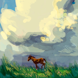 это жеребенок