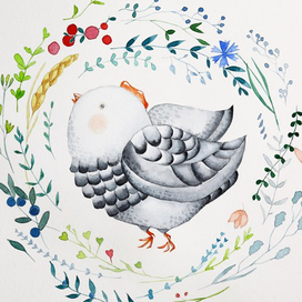 иллюстрации к сказке "Курочка Ряба"