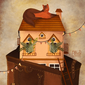 Иллюстрация к конкурсу Александры Дикой "Magic Houses"